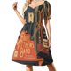 thumbnail image 2 of Vestido de manga corta de DAVE MATEWS para mujer, ropa de verano, vestido de mujer, 2 of 7