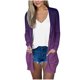 thumbnail image 2 of Ichuanyi liquidación de otoño de la moda de la imprenta de la impresión de la manga larga blusa casual con cárdigan de bolsillo ICHUANYI WER2023081601136, 2 of 4