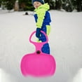 thumbnail image 3 of Dengmore Snow Sled Board for Kids Outdoor Portable Toboggan Downhill Sleds Snowboard Sleigh Winter Plastic Skiing Boards with Handlefor Kids Snow Grass and Sand Boarding, 3 of 8