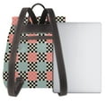 thumbnail image 3 of Fotbe Colorful Checkered Mochila Bolso con Estampado para Mujer, Mochila Antirrobo de Nylon Impermeable, Bolsa Ligera de Hombro, 3 of 4