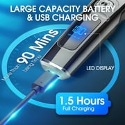 Hair Clippers for Men, Hair Trimmer, Men's Grooming Kit, Beard Trimmer, 15 in 1 Cordless Electric Hair Clipper Kit, USB Rechargeable Waterproof Hair Cutting Kit