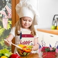 thumbnail image 6 of Rustic USA Flag Vintage American Patriotic US Flags Apron, Clearance, Bib Apron with Adjustable Neck for Men Women, Suitable for Home Kitchen Cooking Waitress Chef Grill Bistro Baking BBQ(N) Apron, 6 of 7