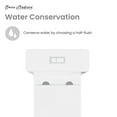 thumbnail image 5 of Lune Two-Piece Elongated Toilet Dual-Flush 1.1/1.6 gpf, 5 of 11