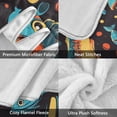 thumbnail image 3 of Yayeee Throw Blanket for Couch Soft Warm 50" x 60" Sofa Chair Bed Decoration, Black Sardines Pattern, 3 of 7