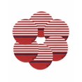 thumbnail image 7 of 15 Inch Round Placemats Set of 6, Nautical Anchor Non Slip Heat Insulation PP Table Mats, Red White Geometric Horizontal Stripes Washable Place Mats for Kitchen Dining Party Table Decor, 7 of 7