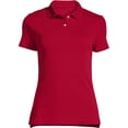 thumbnail image 3 of Lands' End Women's Short Sleeve Feminine Fit Interlock Polo Shirt, 3 of 3