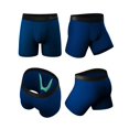 thumbnail image 4 of Calzoncillos Ball Hammock de soporte Shinesty en azul oscuro, 4 of 4