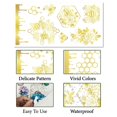 thumbnail image 3 of 3 Sheets 3 Styles PVC Waterproof Decorative Stickers Self Adhesive Decals for Furniture Decoration Bees 300x150mm 1 sheet/style Diy, 3 of 6