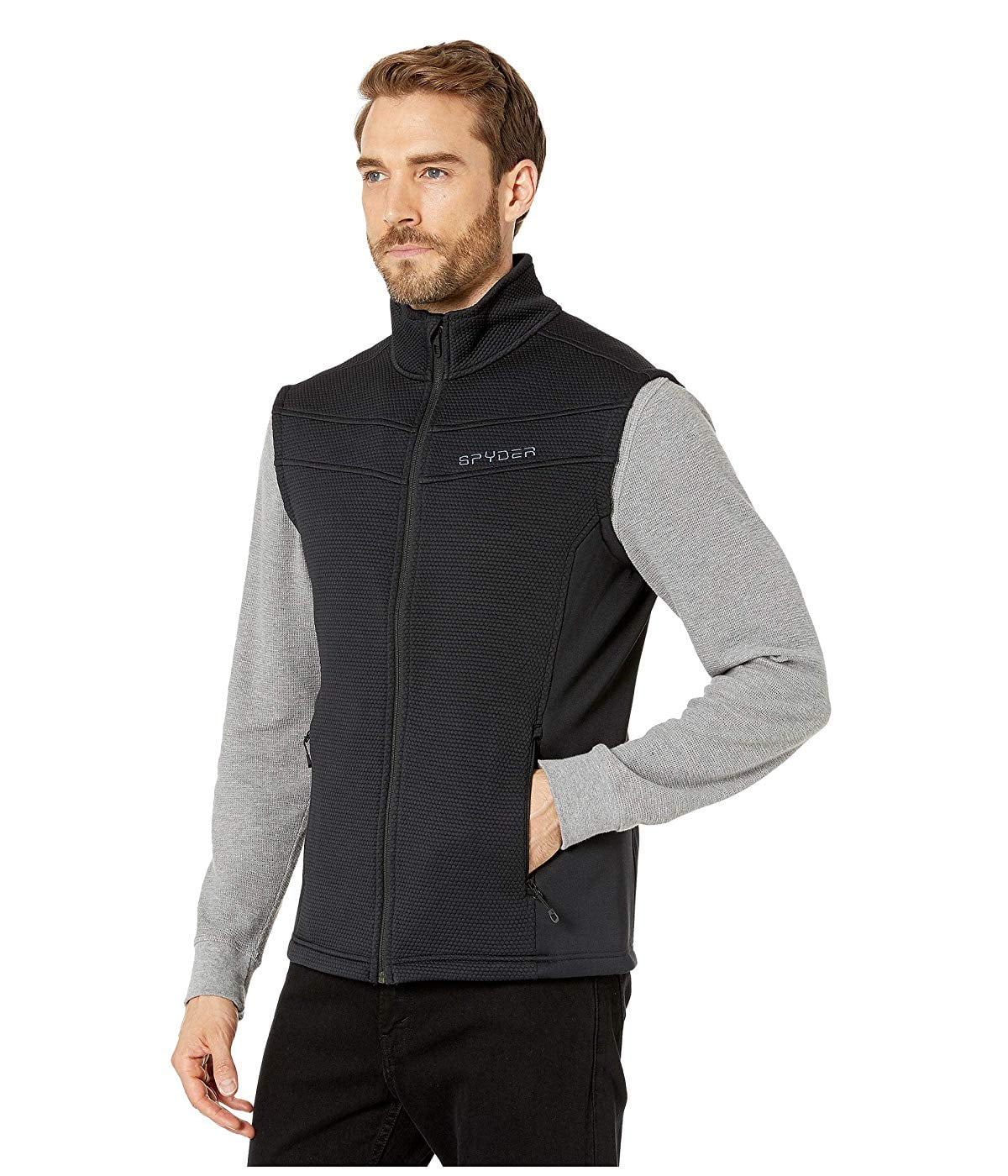 Spyder Encore Fleece Vest Black 