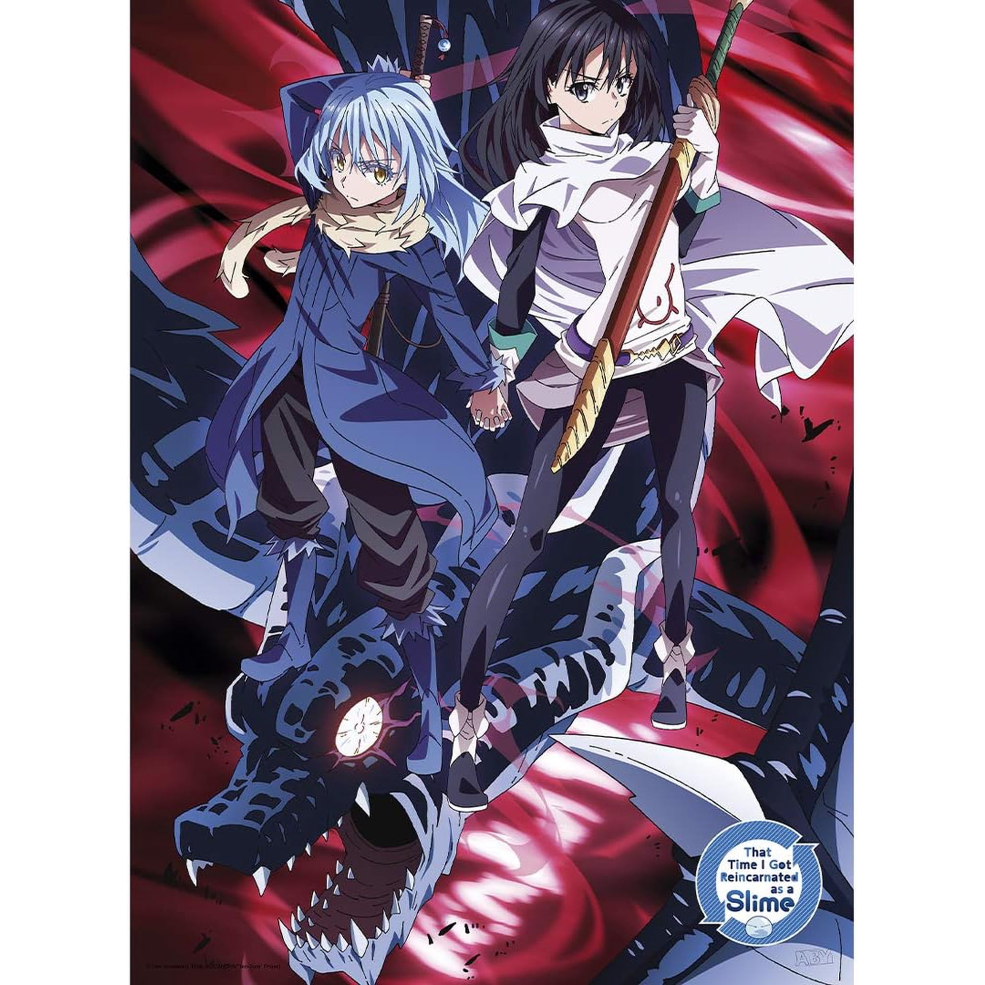 That Time I Got Reincarnated as a Slime Rimuru & Shizu - Anime Manga Poster Unframed Size 24''x36'' GooGate