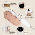 thumbnail image 3 of Travel Steamer for Clothes Portable Mini Ironing Machine Handheld Mini Steamer Garment Steamer for Home EU PLUG,B, 3 of 5