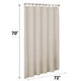 thumbnail image 3 of Shower Curtain Liner Beige Mildew Resistant Vinyl by Better Home, 3 of 6