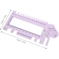 thumbnail image 2 of Jinsinto Knitting Needle Gauge Crochet Hook Ruler Cute Purple Sheep Appearance for Home Measurement, 2 of 5