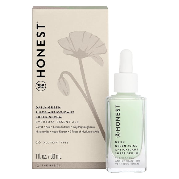 Serum Honest Beauty Daily Jugo verde antioxidante 30 ml