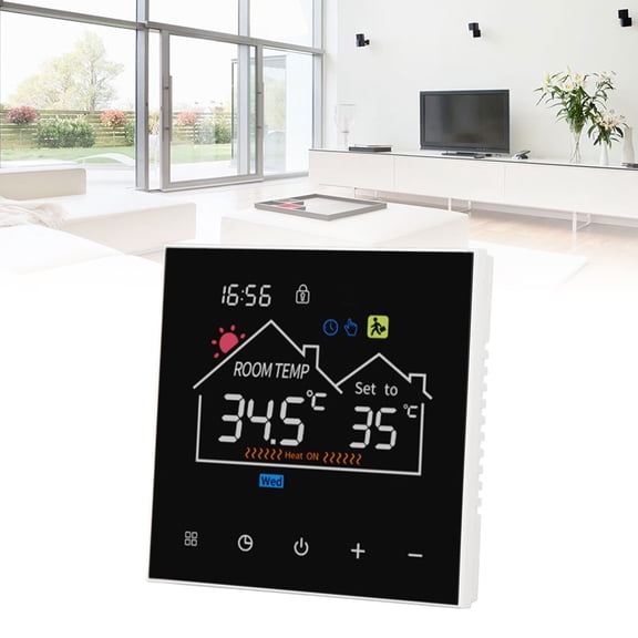 Smart Digital Thermostat Thermostat Programmable Temperature Controller Touchscreen Digital Temperature Controller for Hydronic Heating Boiler
