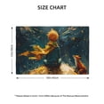 thumbnail image 2 of Placemats Set of 4 / 6, Whimsical Starry Night Scene Placemats for Dining Table Indoor/Outdoors Heat Resistant Washable Placemats 18" x 12", 2 of 8