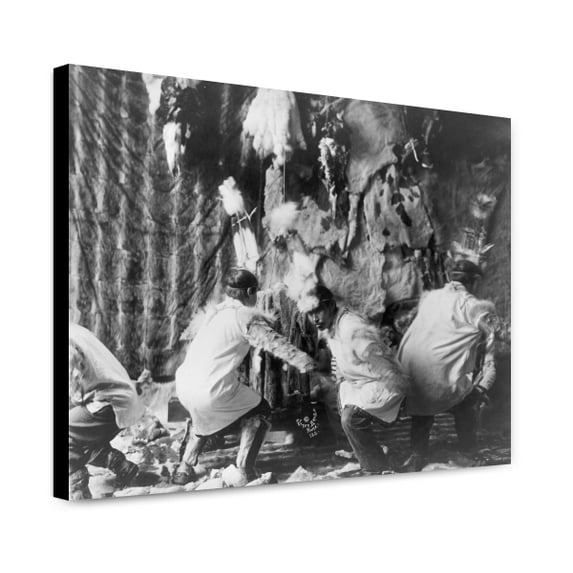 Canvas Print: Dance Of The Kaviagamute (Eskimo), 1914
