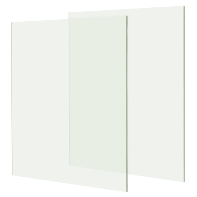 2 Pcs Transparent Acrylic Sheets 1/8" Thick Plastic Sheets 8x8 Inch, Transparent