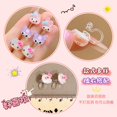 thumbnail image 4 of Lindos pendientes de clip para orejas de la serie Sanrio de dibujos animados, sin perforaciones, para niñas, dulces pendientes para niñas, pendientes antidolor para mujeres, 4 of 5
