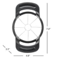thumbnail image 6 of Mainstays Black Apple Wedger with Stainless Steel Blades, Ergonomic Grip, 6 of 9