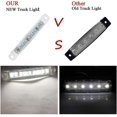 thumbnail image 4 of 10 luces de posición laterales blancas de 9 LED para remolque, luces de gálibo de 3,9", luces de advertencia para remolque de vehículo, 12-24 V, 4 of 5