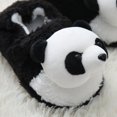 thumbnail image 4 of Pantuflas de peluche de panda 26/27 Eu, pantuflas cálidas de algodón para niños de 1 a 6 años, regalos de Navidad para niños, pantuflas de interior de piel de panda de dibujos animados, 4 of 5