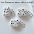 thumbnail image 2 of Bamboohart 1pc Suitable for AirPods 1/2/3/4th Gen Pro/Pro 2 Apple Wireless Earbuds Case with Star Pattern Protective Cover, 2 of 6