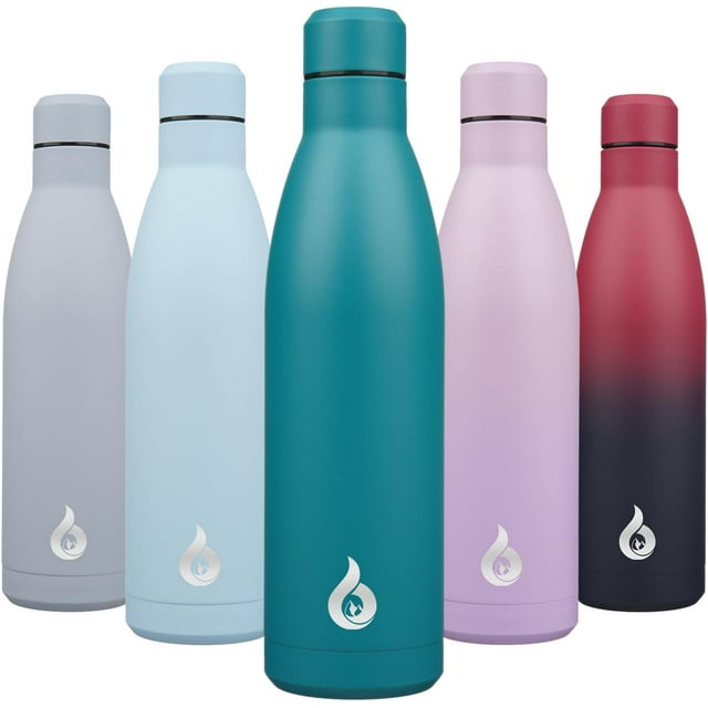Biwat 25oz Insulated Stainless Steel Water Bottles Reusable Metal Travel Sports Water Bottle Keep Cold and Hot,Laguna
