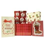 The Pioneer Woman Christmas Apparel Box Set, Boots, Assorted Sizes, 8 Count