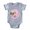 Heather Gray, variant on CafePress - Save The Bees - Cute Infant Baby Football Bodysuit