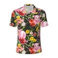 thumbnail image 2 of Daiia Cute Pigs Sunflower Pattern Men’s Polo Shirts,Solid Deck Shirt,Classic Fit, Breathable Cotton Polo for Casual and Sport Wear-4X-Large, 2 of 7