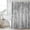 Gray, variant on Yellow Grey Forest Waterproof Shower Curtain, Extra Large 72"x96" Washable Polyester Fabric Shower Curtains for Bathroom, Grey Modern Art Oil Painting Decorative Bathtub Curtain Sets with Hooks