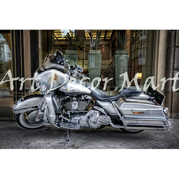 Harley-Davidson Classic- La Rose - CANVAS OR FINE PRINT WALL ART
