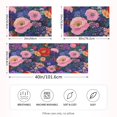 thumbnail image 2 of Yayeee Pillowcase Standard Size Set of 2 Satin Wrinkle Resistant Envelope Pillow Case, Beautiful Floral Pattern, 2 of 8