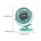 thumbnail image 3 of Mini ventilador portátil con abrazadera de escritorio para uso en dormitorios de estudiantes, con enchufe USB., 3 of 6