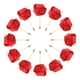thumbnail image 1 of Ramilletes de Rosa con Alfileres Unique Bargains 12 Pcs Rojo Ceremonia de Boda, 1 of 5