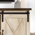 thumbnail image 5 of Woven Paths Sliding Farmhouse Barn Door TV Stand for TVs up to 65", White Oak/Brown, 5 of 18