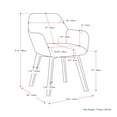 thumbnail image 6 of CorLiving Ayla Upholstered Side Chair in, 6 of 12