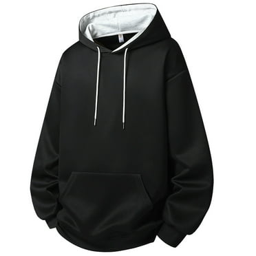 Chiccall Men's Hoodies Oversized Drawstring Hooded Pullover Sweatshirts with Pocket