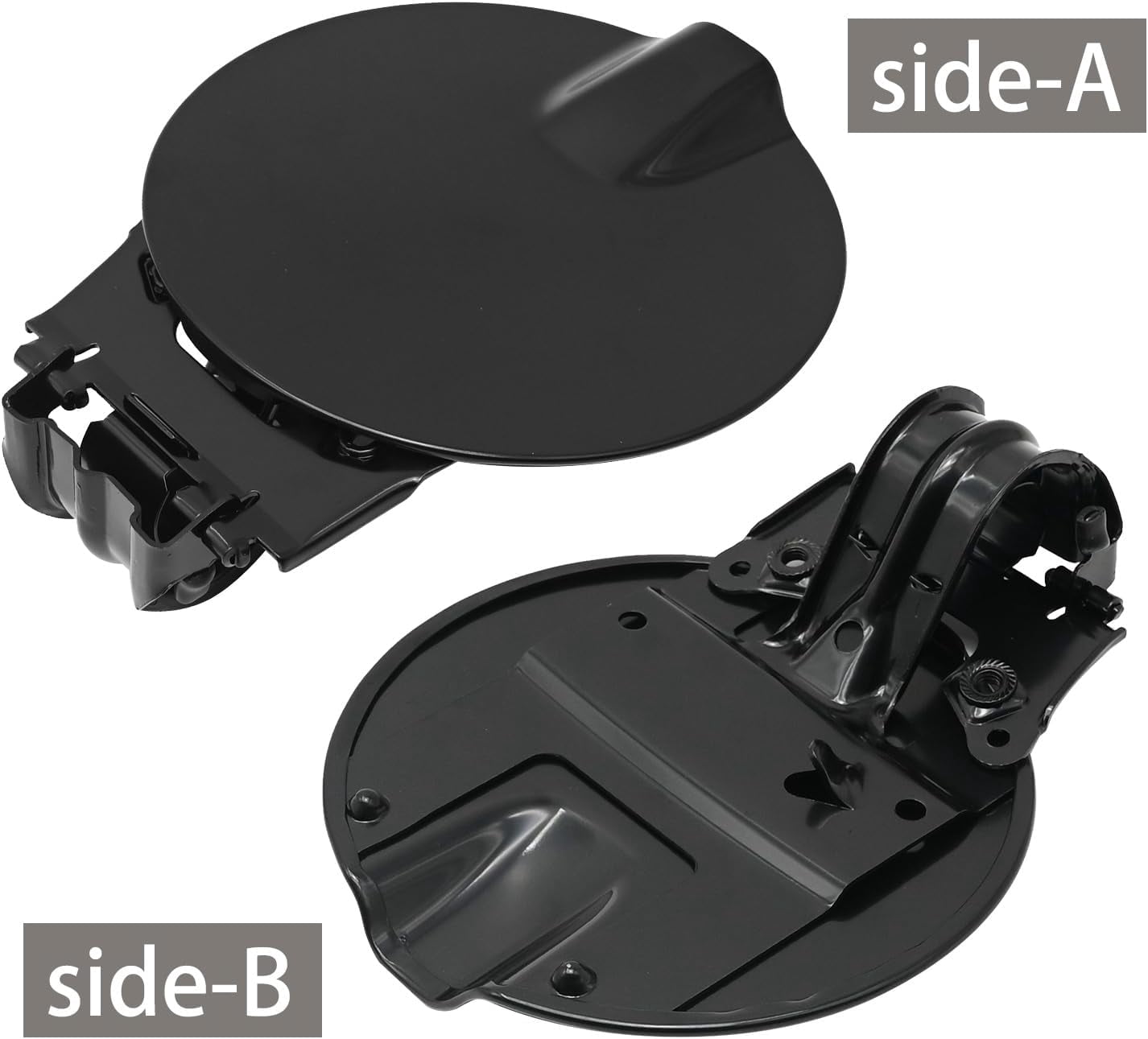 10385417 Fuel Filler Gas Door Tank Matte Black Gas Cover Cap Fuel filler gas door Compatible with Chevy Colorado & GMC Canyon 2004 2005 2006 2007 2008 2009 2010 2011 2012