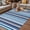 Multi, variant on Blue Green Striped Outdoor Rug for Patio/Deck/Porch, Non-Slip Large Area Rug 5 x 7 Ft, Colorful Abstract Vertical Lines Art Indoor Outdoor Rugs Washable Area Rugs, Camping Rug Carpet Runner