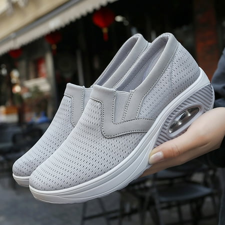 

shoes for women KKCXFJX New Flying Woven Women s Casual Sneakers