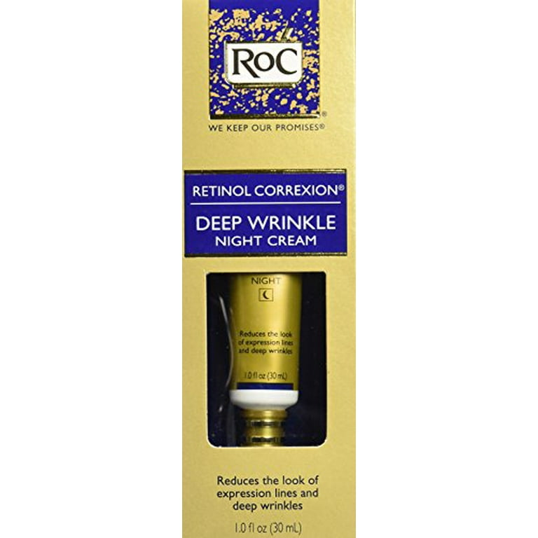 RoC Retinol Deep Wrinkle Night Cream, - Walmart.com