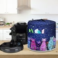 thumbnail image 4 of Xoenoiee Starry Night Cats Pattern Pressure Cooker Cover for 8 qt Instant Pot, Kitchen Appliance Dust Cover with Pockets for Rice Cooker Air Fryer Slow Cooker, 4 of 6