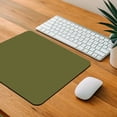 thumbnail image 4 of It's Just a Solid Olive Drab Color Mouse Pad Low Profile Gaming Mat, 4 of 7