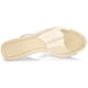 thumbnail image 4 of Sandalias Transparente Tacón De Bloque Con Plataforma Para Mujer Beige 40, 4 of 7