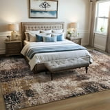 Lochas Modern Abstract Rugs Fluffy Vintage Area Rug for Living Room ...