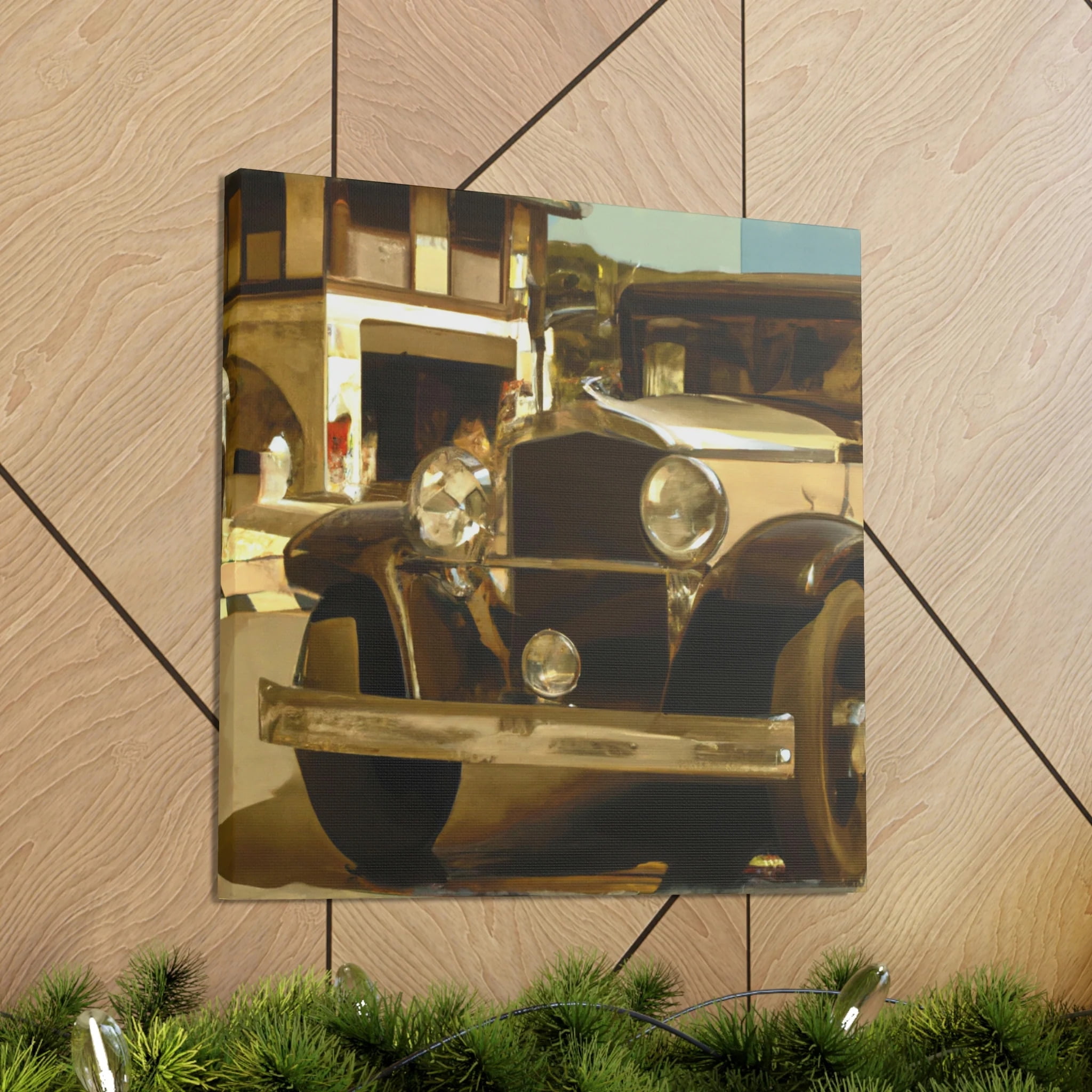 Classic Car Triumphant - Canvas