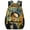 Color, variant on Futuristic Vertical City Oxford Cloth Backpack Double Zipper Hidden Pocket Commute Mesh Side Bags