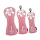 thumbnail image 5 of 3 fundas para cabezas de golf, fundas de madera para palos de golf, suministros de entrenamiento de golf, antigolpes. Rosa, 5 of 9
